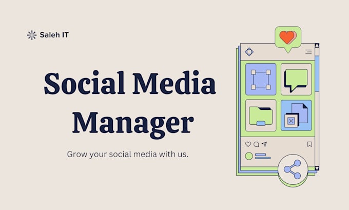 Gig Preview - Be your social media manager