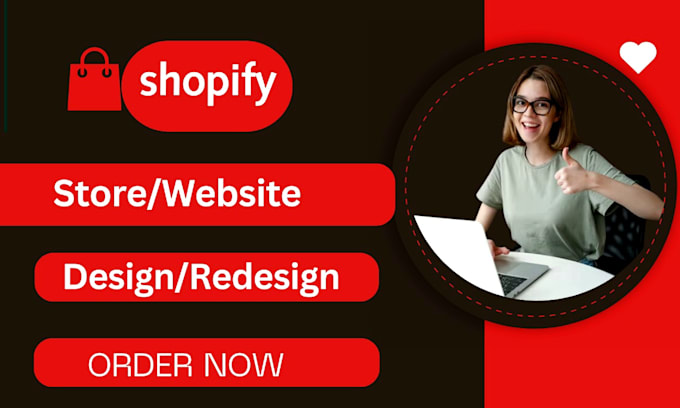 Gig Preview - Design and redesign shopify store,