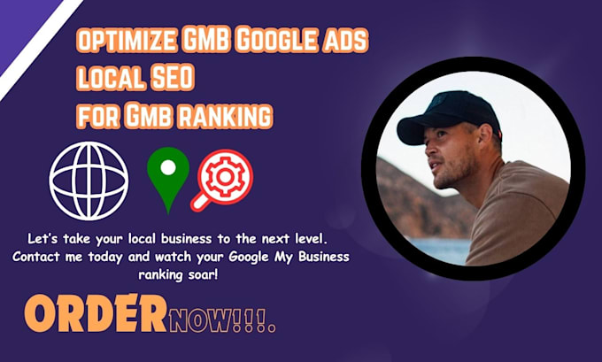 Gig Preview - Optimize gmb google ads local SEO for gmb ranking