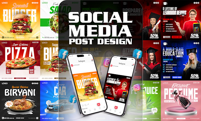 Gig Preview - Design social media post, facebook ads, instagram post ads