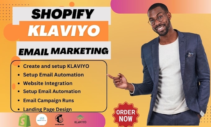 Gig Preview - Setup klaviyo flows, klaviyo email marketing for shopify, ecommerce marketing