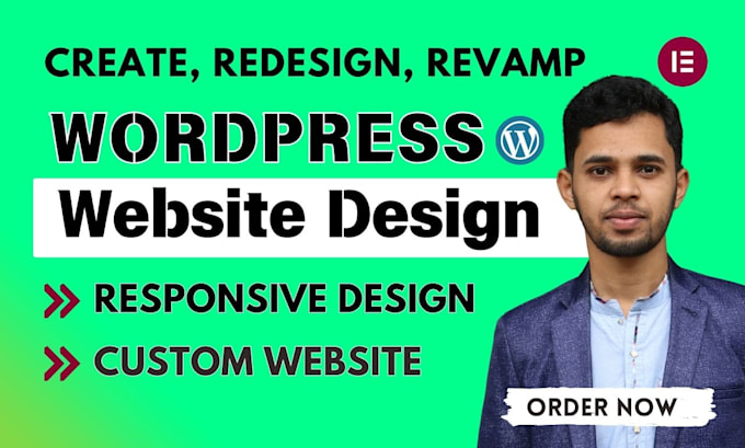 Gig Preview - Create redesign revamp edit clone wordpress website using elementor pro