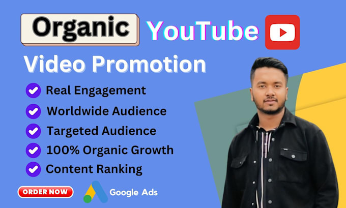 Gig Preview - Do best youtube video promotion by google adword