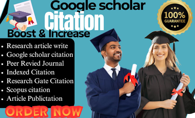 Gig Preview - Increase google scholar citation, scopus, researchgate on top ranked journals