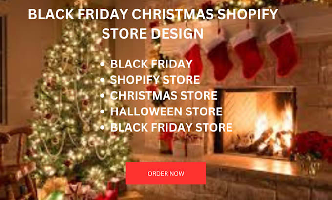 Gig Preview - Create black friday shopify store design shopify dropshipping black friday