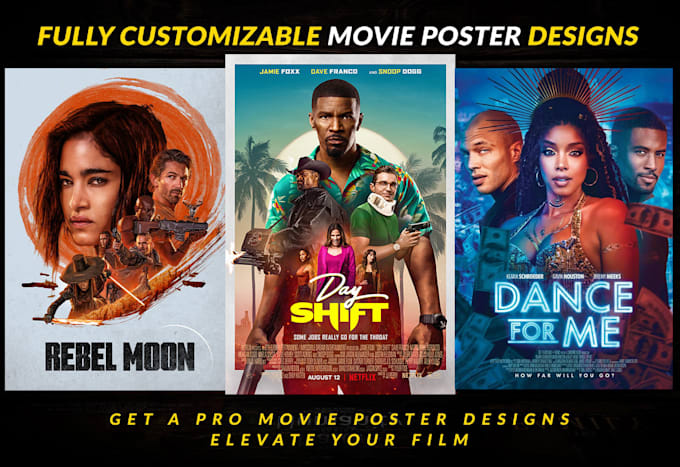 Gig Preview - Design movie poster or event poster film poster