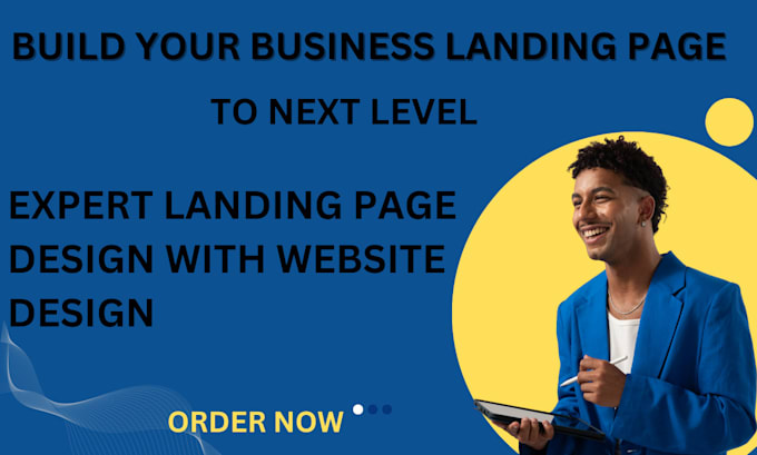 Gig Preview - Design a professional landing page or website design