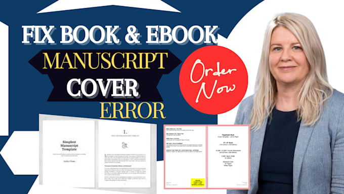 Gig Preview - Fix margin error on your manuscript resize your manuscript amazon KDP publishing