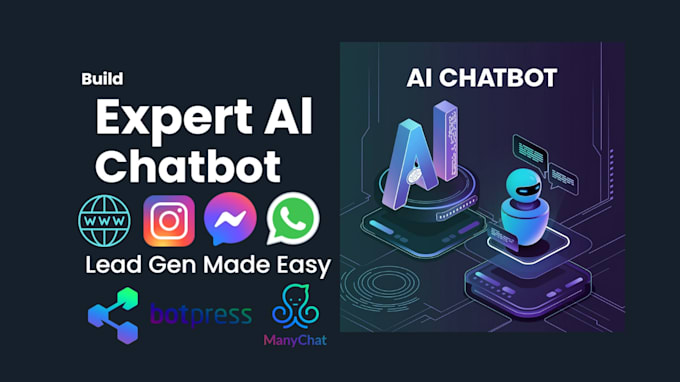 Bestseller - build expert ai chatbot for instagram dm and websites with manychat for lead gen