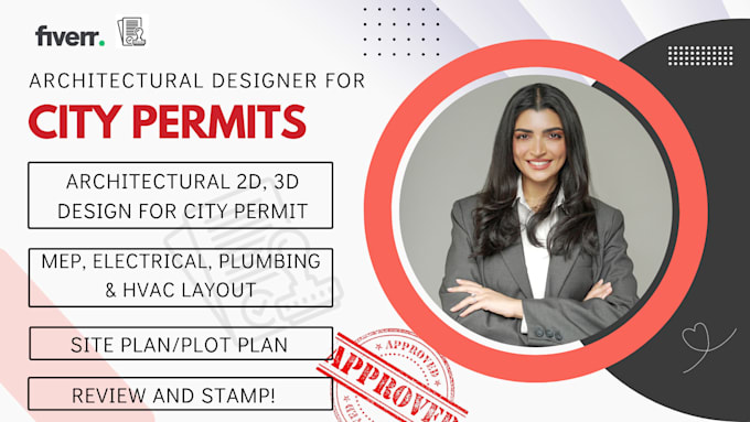 Gig Preview - Do city permit construction and architectural drawings hvac and mep in 24 hours