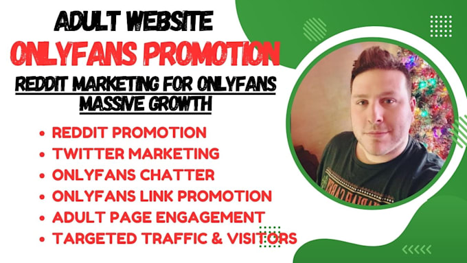 Gig Preview - Do onlyfans promotion fansly, fanvue, adult web promotion with reddit marketing