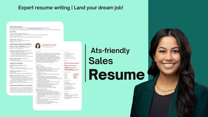 Gig Preview - Write ats friendly sales resume that get noticed