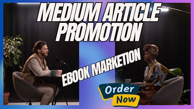 Gig Preview - Do massive promotion for your medium article and ebook marketing