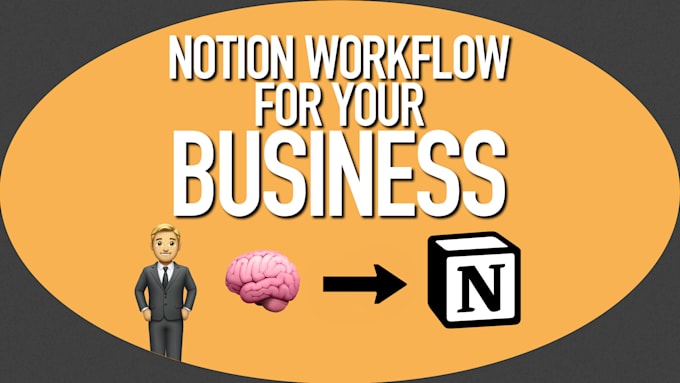 Bestseller - create a complete notion workflow for your business