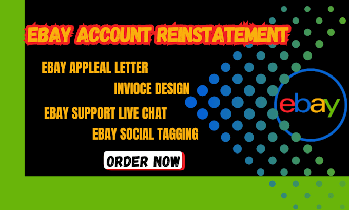 Gig Preview - Reinstate your suspended ebay account remove mc011, mc013, appeal letter