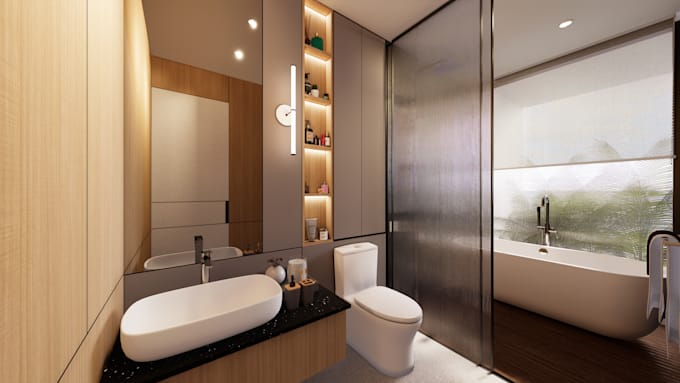 Bestseller - do design your bathroom with realistic rendering