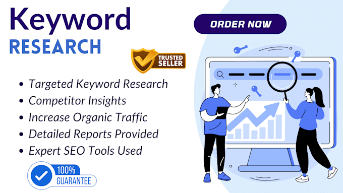 Gig Preview - Expert SEO keyword research for higher rankings and traffic