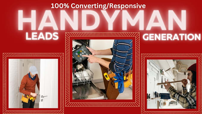 Gig Preview - Handyman leads, handyman facebook ads, handyman google ads, handyman marketing