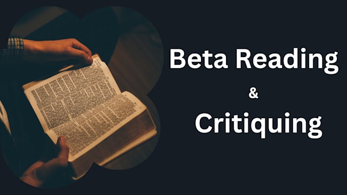 Bestseller - provide beta reading for your book or manuscript