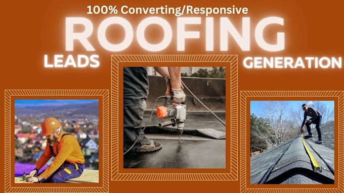 Gig Preview - Roofing leads, roofing facebook ads, roofing google ads, roofing ads campaign