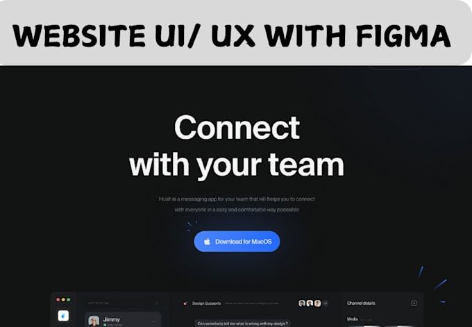 Gig Preview - Design figma website figma to webflow ui ux web design design responsive framer