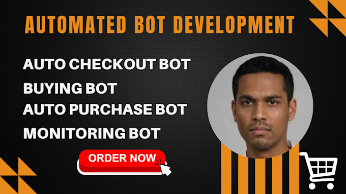 Gig Preview - Do automated checkout bot, monitoring bot, auto buying bot, auto purchase bot