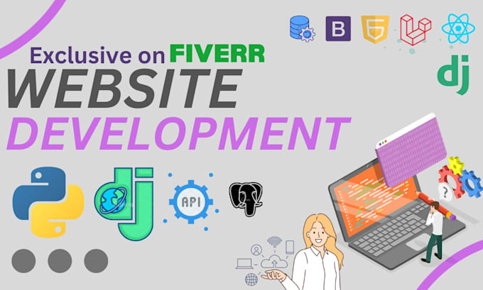 Bestseller - do website development as a full stack developer with django