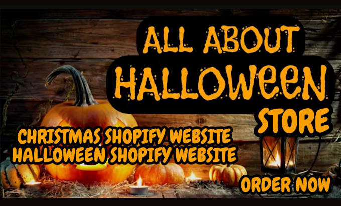 Gig Preview - Create 7 figure halloween droshipping shopify christmas store