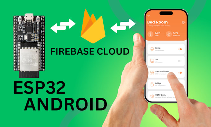 Gig Preview - Develop esp32 connect with android app via firebase cloud