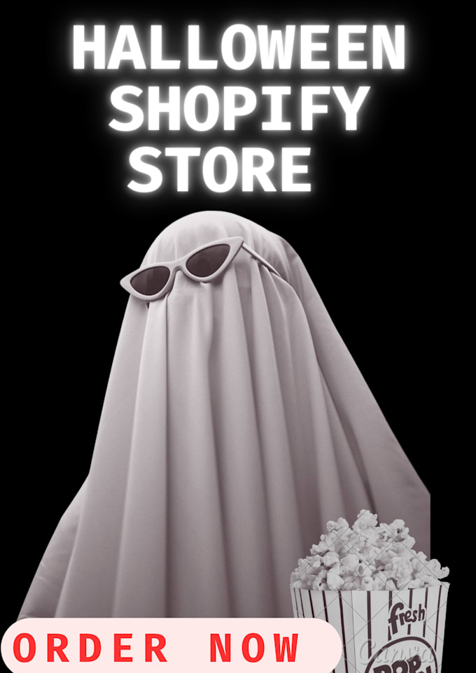 Gig Preview - Design a pro halloween shopify store and christmas halloween