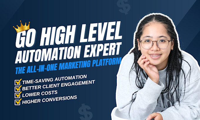 Gig Preview - Be your gohighlevel expert for websites funnels workflows and automations