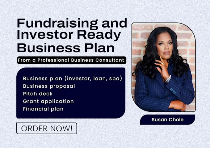 Gig Preview - Develop a nonprofit and grant business plan, pitch deck and presentation