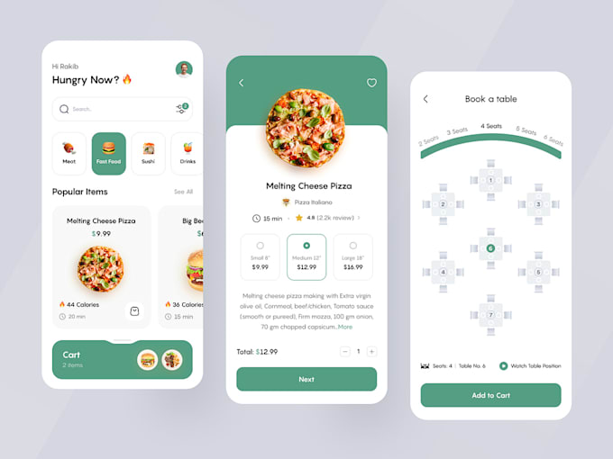 Gig Preview - Design and develop a custom food ordering and delivery app