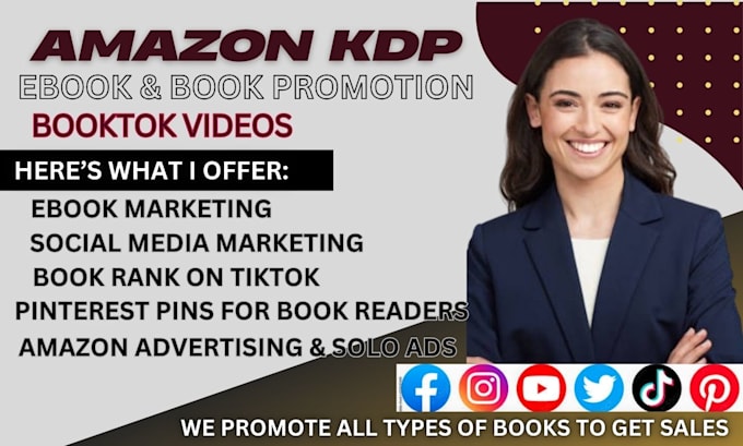 Gig Preview - Do booktok video for christian book and amazon kdp promotion ebook advertising