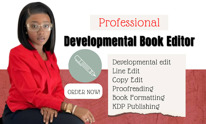 Gig Preview - Do book editing, developmental, structural edit, rewrite ebook, book formatting