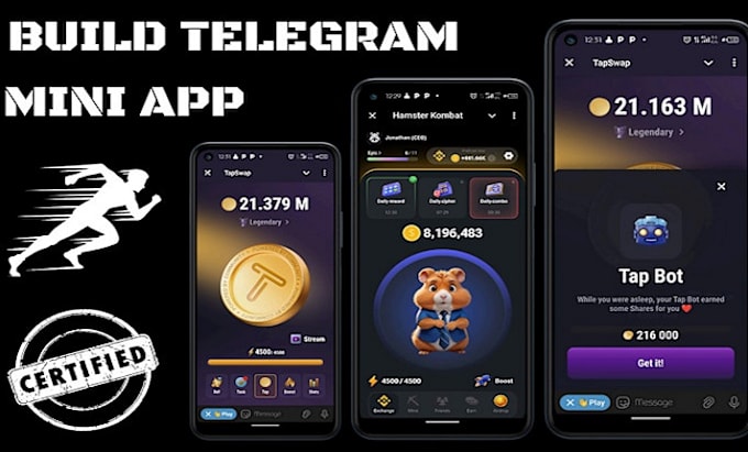 Gig Preview - Telegram game telegram mini game telegram mini app telegram mini game