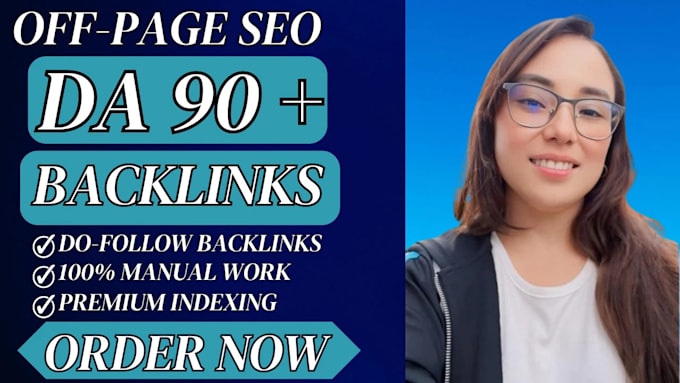 Gig Preview - Build DR 40 plus dofollow backlinks for off page seo service