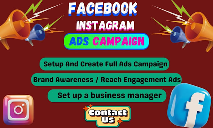 Gig Preview - Facebook instagram meta ads campaign manager, fb advertising, marketing expert