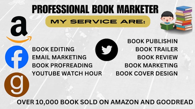 Bestseller - promote your book and engage publicity, featuring you as the author of the month