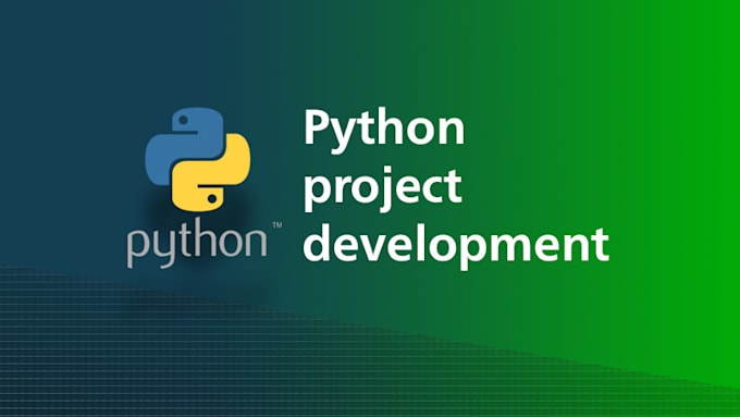 Gig Preview - Do your python projects