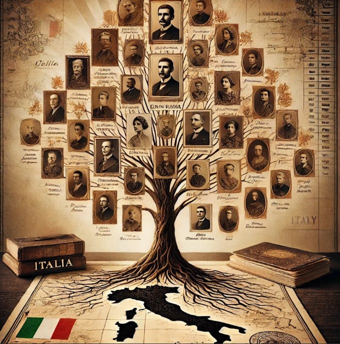 Gig Preview - Search your italian ancestor, iure sanguinis or genealogy