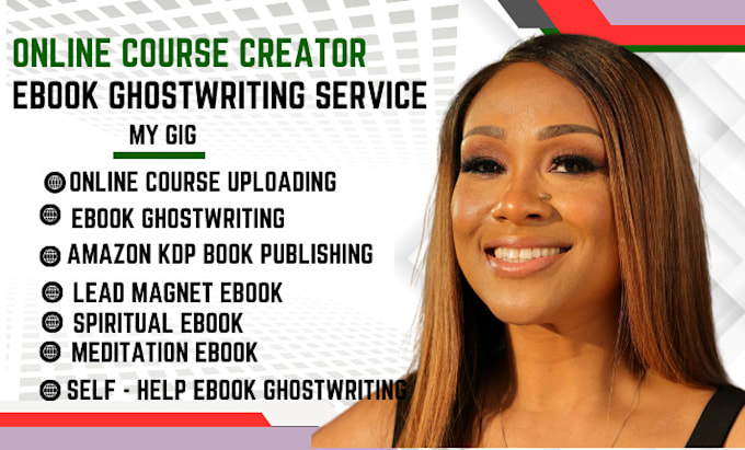 Gig Preview - Do online course creation, ebook online course content ghostwriter, book writer