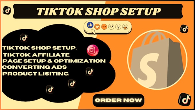 Gig Preview - Setup tik tok shop instagram and facebook shop marketing and shopify integration