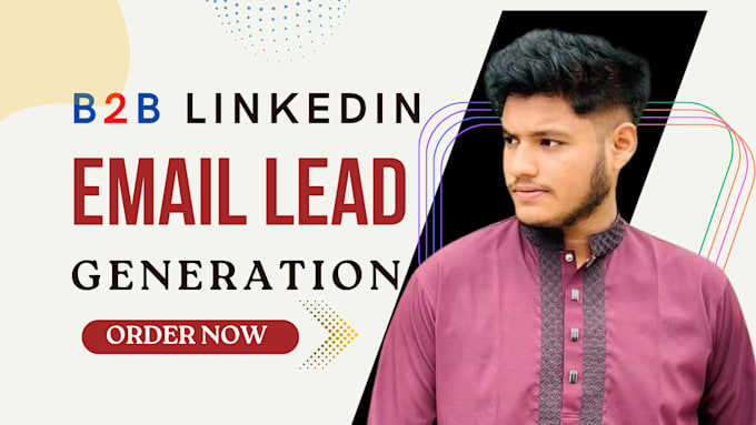 Gig Preview - Do lead generation, business email leads gen, linkedin lead list building