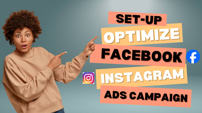 Gig Preview - Setup and optimize meta facebook ads campaign, ecommerce social media manager