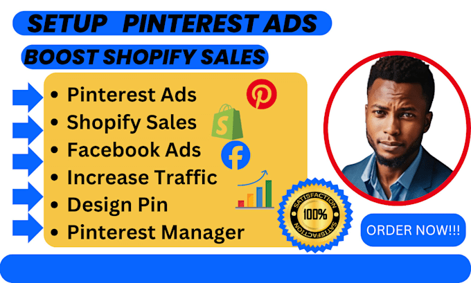 Gig Preview - Set up an effective pinterest ads campaign boost shopify sales fix catalog issue