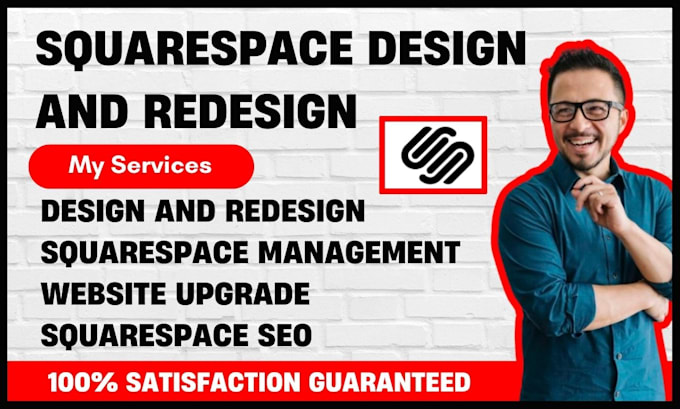 Gig Preview - Design redesign squarespace website store squarespace seo ecommerce website