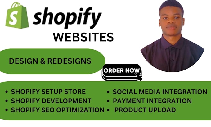 Bestseller - create shopify website design shopify store redesign shopify website redesign