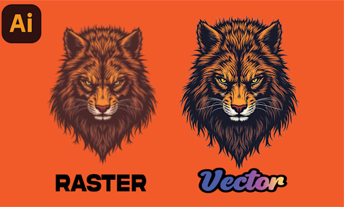 Gig Preview - Manually convert your logo or graphic into a vector