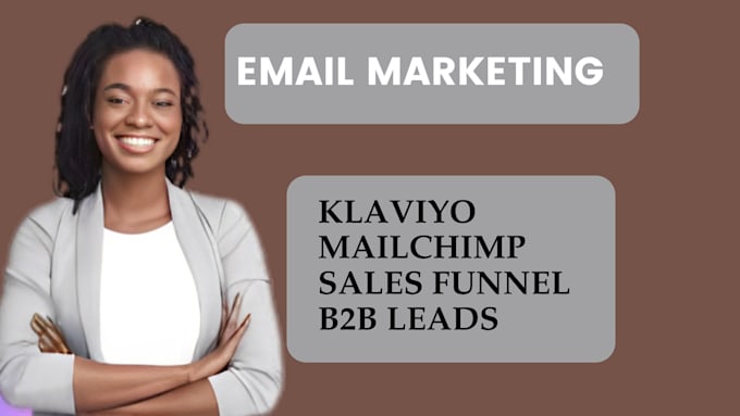 Gig Preview - Sales funnel, ecommerce email marketing klaviyo flows email marketing